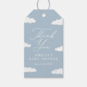Étiquettes-cadeau Balise Blue Cloud Neuf Baby shower Favoriser (Devant)