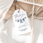Étiquettes-cadeau Balise Blue Jean Baby shower Favoriser