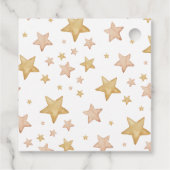 Étiquettes Cadeau Balise Boho Baby shower Merci (Dos)