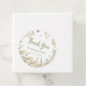 Étiquettes Cadeau Balise Boho Baby shower Party Circle Merci (En situation)