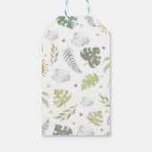 Étiquettes-cadeau Balise Boho Dinosaur Merci de fête d'anniversaire (Dos)