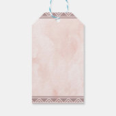 Étiquettes-cadeau Balise Boho Dreamcatcher Favoriser (Dos)