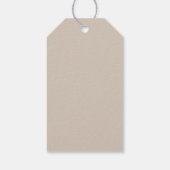 Étiquettes-cadeau Balise Boho Rainbow Merci (Dos)