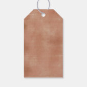 Étiquettes-cadeau Balise Boho Rustic Citrouille Fall in Love Merci (Dos)