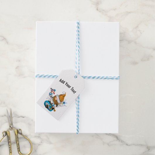 Étiquettes-cadeau Balise cadeau (Avec de laficelle)