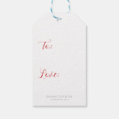 Étiquettes-cadeau Balise cadeau (Dos)