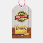 Étiquettes-cadeau Balise cadeau artisanale à la main (Devant)