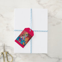 Balise cadeau avec danseuse thaïlandaise