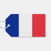 Étiquettes-cadeau Balise cadeau avec Drapeau de France (Dos Horizontal)