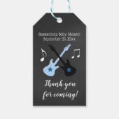 Étiquettes-cadeau Balise cadeau Baby shower Rockstar Rock a bye (Devant)