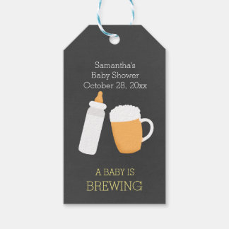 Étiquettes-cadeau Balise cadeau Bébé brassage bière verre bébé boute