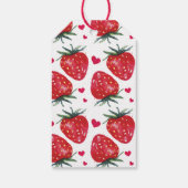 Étiquettes-cadeau Balise cadeau Berry Sweet Strawberry (Dos)