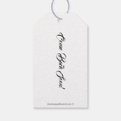 Étiquettes-cadeau Balise Cadeau - Bienvenue Dans Ma Table (Dos)