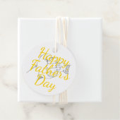 Étiquettes Cadeau Balise cadeau "Bonne fête des pères" (En situation)