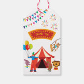 Étiquettes-cadeau Balise cadeau Carnival Circus (Devant)
