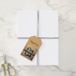 Étiquettes-cadeau Balise Cadeau Cheval Gris Et Groom OTTB