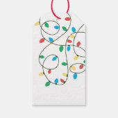 Étiquettes-cadeau Balise cadeau Christmas Lights (Dos)