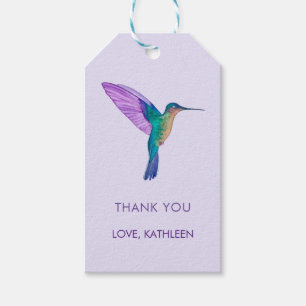 Étiquettes-cadeau Balise cadeau Colibri personnalisée