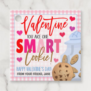 Étiquettes Cadeau Balise Cadeau Cookie Valentines