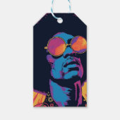 Étiquettes-cadeau Balise cadeau cool/Rétro (Devant)