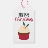 Étiquettes-cadeau Balise cadeau Cupcake personnalisée (Devant)