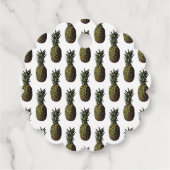 Étiquettes Cadeau Balise Cadeau d'ananas / Favoriser - Option person (Dos)