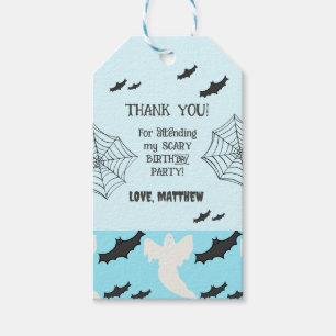Étiquettes-cadeau Balise cadeau d'anniversaire de Merci d'Halloween 