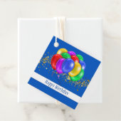 Étiquettes Cadeau Balise cadeau d'anniversaire heureuse (En situation)