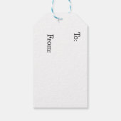 Étiquettes-cadeau Balise cadeau d'anniversaire heureuse (Dos)