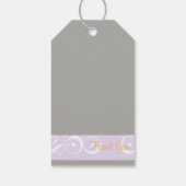 Étiquettes-cadeau Balise cadeau d'anniversaire mariage Merci (Dos)