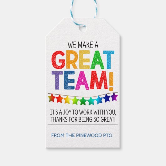 Étiquettes-cadeau Balise Cadeau d'appréciation (Devant)