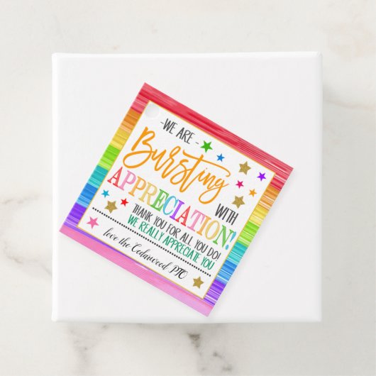 Étiquettes Cadeau Balise Cadeau d'appréciation (En situation)