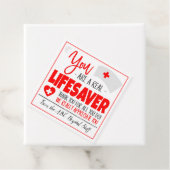 Étiquettes Cadeau Balise Cadeau d'appréciation de l'infirmière (En situation)