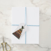 Étiquettes-cadeau Balise cadeau d'arbre de Noël de poulet (Avec de laficelle)