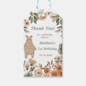 Étiquettes-cadeau Balise cadeau de 1er anniversaire de fête (Devant)