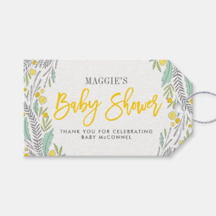 Étiquettes-cadeau Balise cadeau de Baby shower neutre pour le genre 