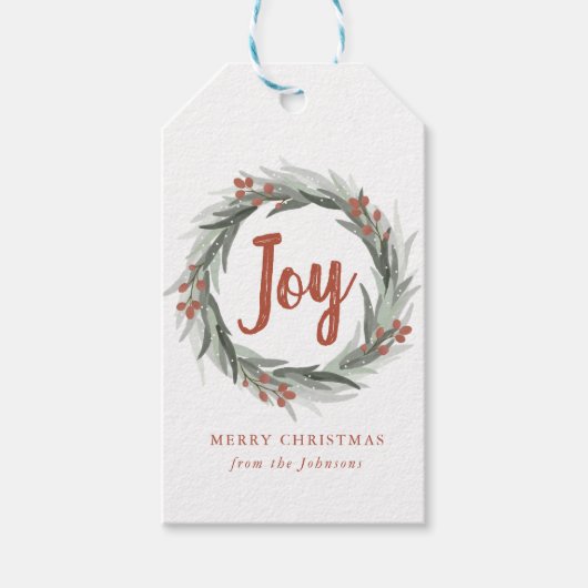 Étiquettes-cadeau Balise cadeau de baies congelées (Devant)