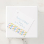 Étiquettes Cadeau Balise cadeau de bougie d'anniversaire (En situation)