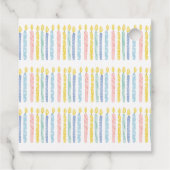 Étiquettes Cadeau Balise cadeau de bougie d'anniversaire (Dos)