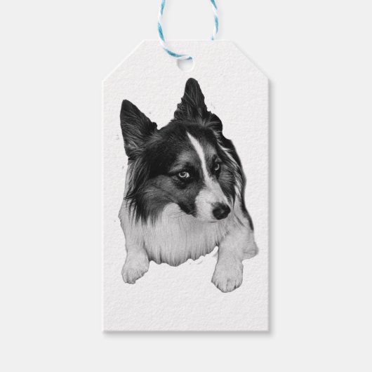 Étiquettes-cadeau Balise cadeau de coeur chaud (Devant)