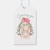 Étiquettes-cadeau Balise Cadeau De Douche Avec Amour (Devant)