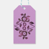 Étiquettes-cadeau Balise cadeau de fleurs (Dos)