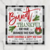 Étiquettes Cadeau Balise cadeau de gâteau cadeau de Noël (Devant)