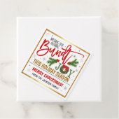 Étiquettes Cadeau Balise cadeau de gâteau cadeau de Noël (En situation)