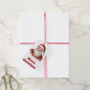 Étiquettes-cadeau Balise cadeau de Holiday Père Noël pour les célébr