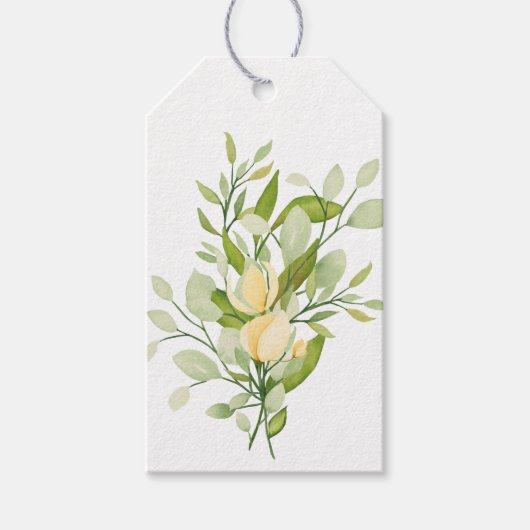 Étiquettes-cadeau Balise Cadeau De Jardin Avec Feuillage (Devant)