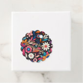 Étiquettes Cadeau Balise cadeau de jardin de minuit (En situation)