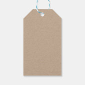 Étiquettes-cadeau Balise cadeau de joyeux hérisson de Noël (Dos)