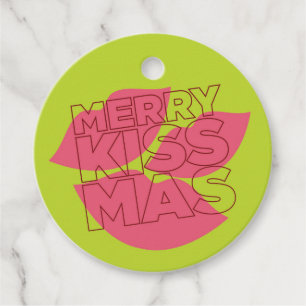 Étiquettes Cadeau Balise cadeau de Joyeux Kissmas