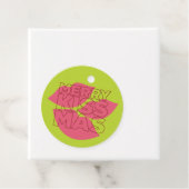 Étiquettes Cadeau Balise cadeau de Joyeux Kissmas (En situation)